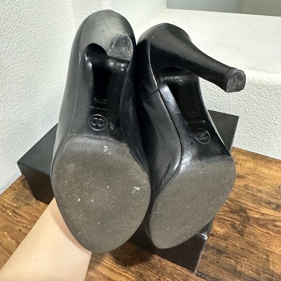 Chanel Leather Ankle Boots - Picture 7 of 9